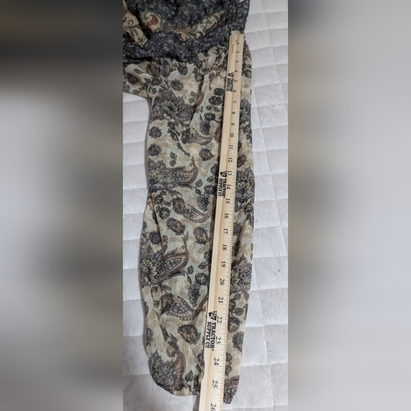 Anthropologie Let Me Be Hi -lo Button Up Ruffle Polyester  Blouse Womens Large - Picture 4 of 11